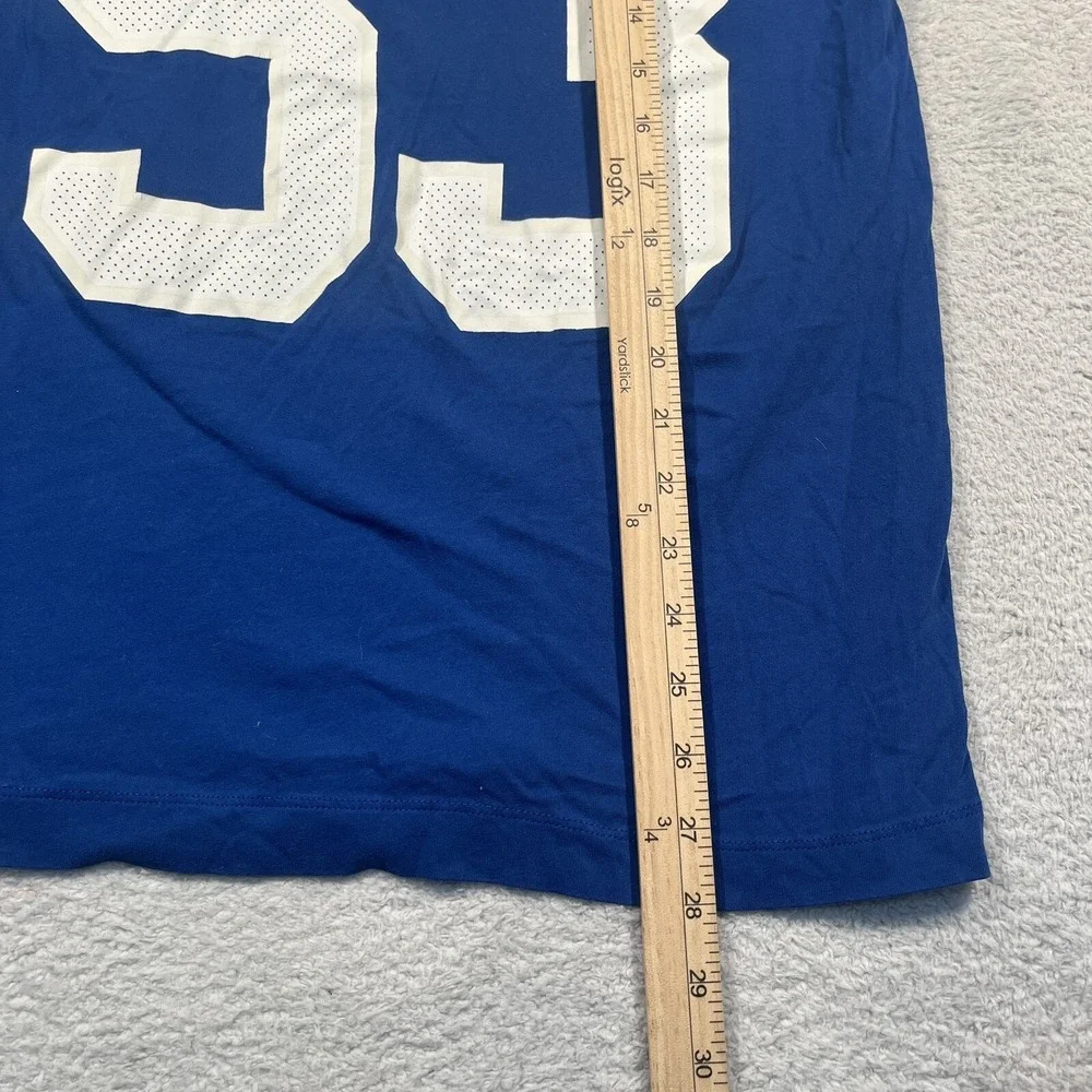 Nike‎ Indianapolis Colts Leonard 53 Dri-FIT T-Shirt Men's Size M Blue